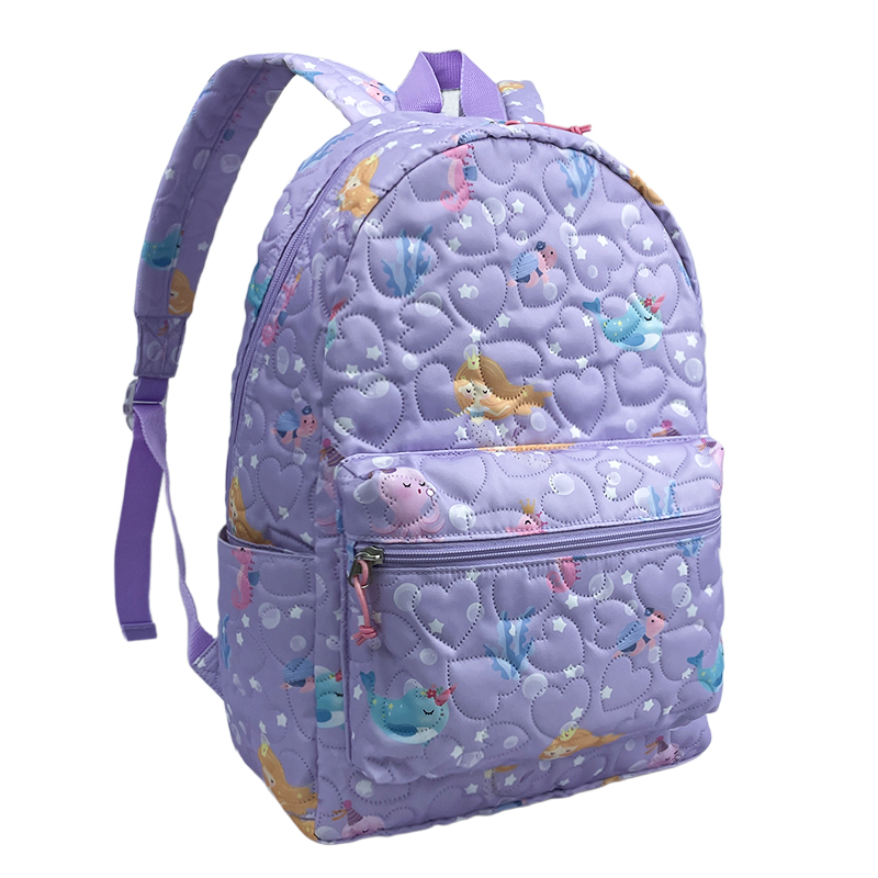 LJ24-017 Mochila infantil unissex fofa e leve
